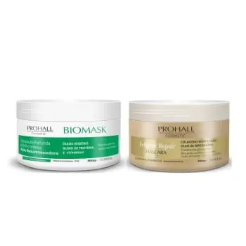 Kit Cronograma Brilho Intenso 2x300Gr - Prohall Cosmétic (0)