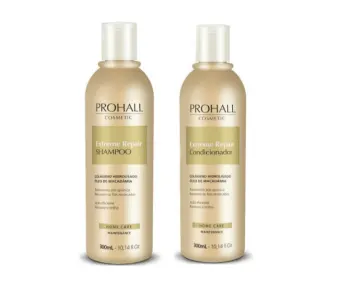 Kit Shampoo e Condicionador Extreme Repair 2x300 Prohall (0)